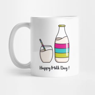 Happy Milk Day | Pink Green Mug